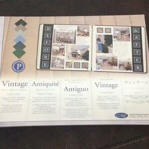 Creative Memories Photo Mounting Paper, Vintage